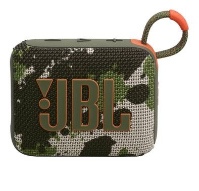 JBL Go4 Portable Wireless Speaker, 7h Playtime, Bluetooth 5.3, Water & Dust Resistant, Supports Auracast - Squad