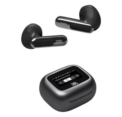 سماعات JBL Live Flex 3 True Earbuds، وقت تشغيل يصل إلى 50 ساعة، بلوتوث 5.3، وقت شحن 2 ساعة، شحن من النوع C واللاسلكي، اتصال متعدد النقاط، Personi-Fi 3.0، إلغاء الضوضاء النشطة - أسود 