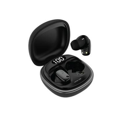 Green Lion SIENA True Wireless Earbuds, IPX5 Water Resistance, LED Digital Display, Bluetooth Version 5.4 - Black 