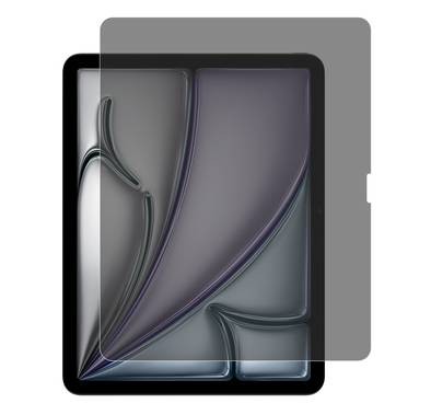 واقي شاشة Levelo High Silicone Aluminum Glass Privacy لجهاز iPad Air 11" 2024، مقاوم للخدش، وحساس للمس، وطلاء مقاوم للماء والزيوت - الخصوصية