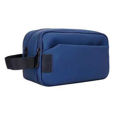 Green Lion Urban Travel Pouch, Waterproof & Quick Dry Interior, Multiple Pockets, Scratch-Resistant, Reinforced Handle - Blue