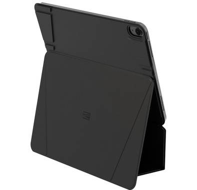 حافظة Levelo Luxora Folio لجهاز iPad Air 13 بوصة، مع ثبات مغناطيسي قوي وتصميم متعدد الطيات وارتفاع قابل للتعديل - أسود 