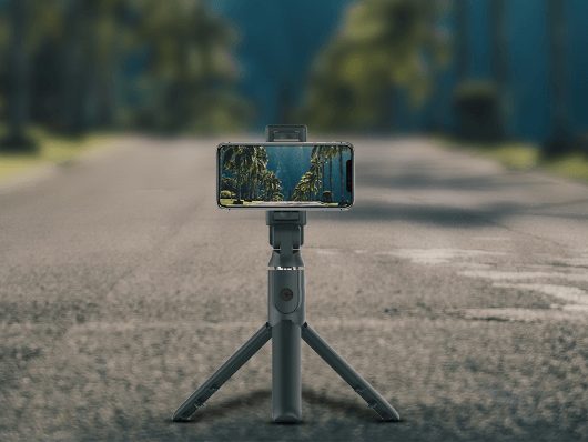 Bluetooth Selfie Stick with Tripod Stand