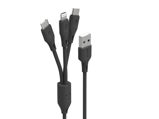 Charging Cable PVC 3 in 1 Cable