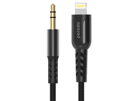 Aluminum Braided Lightning to AUX Cable