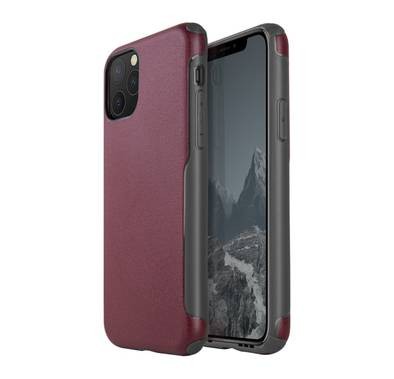 Viva Madrid Vanguard Shield Apple iPhone 11 (5.8"), Shock Resistant, Cameras, Buttons and Speakers, with Wireless Chargers - Sentinel Maroon