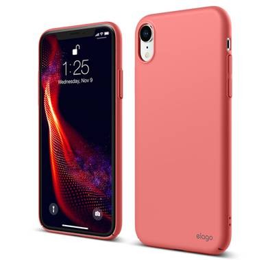 Elago Slim Fit Back Case for iPhone Xr Anti-Scratch , Shockproof Protective Phone Cover for iPhone XR - Italian Rose