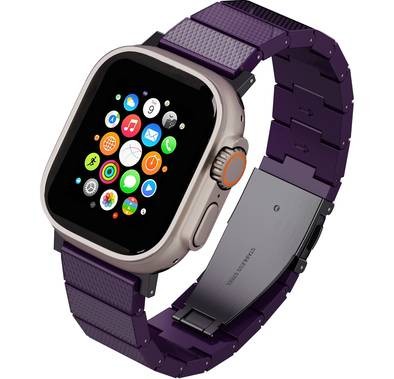 Levelo Fusion Resin Strap For Apple Watch - Purple