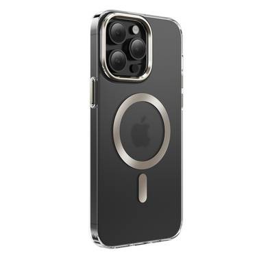 Green Lion Matte MagSafe (Metal Camera Ring and Metal Button) - Titanium Gold - iPhone 15 Pro Max