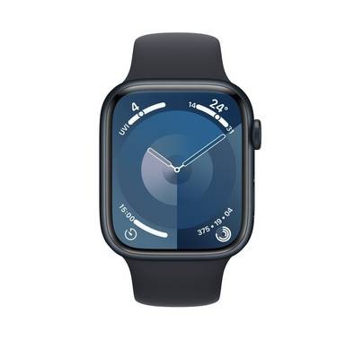 Apple Watch Series 9 [GPS 41mm] with Midnight Aluminum Case & Midnight Aluminum Sport Band | S/M