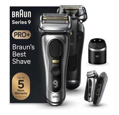 Braun Series 9  Pro+ 9577cc Wet & Dry shaver - Silver